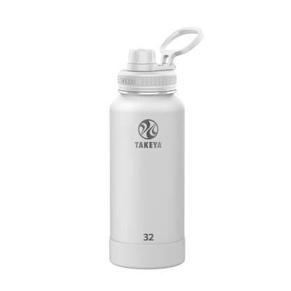 Takeya Actives Water Bottle Spout Lid 32 oz Arctic 
