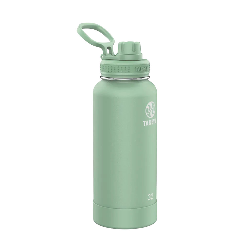 Takeya Actives Water Bottle Spout Lid 32 oz Cucumber 