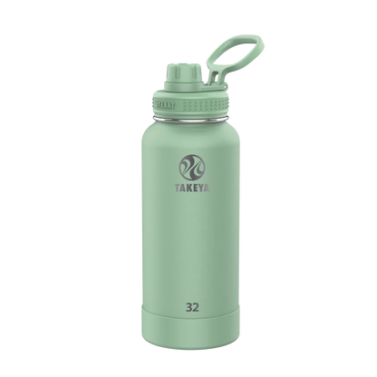 Takeya Actives Water Bottle Spout Lid 32 oz Cucumber 