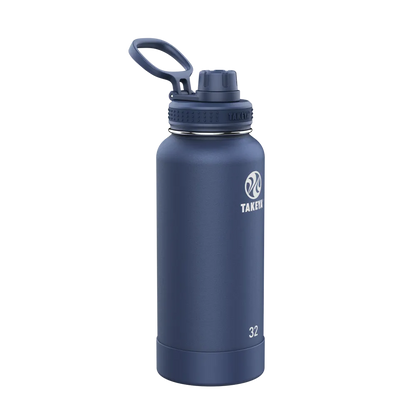 Takeya Actives Water Bottle Spout Lid 32 oz Midnight 