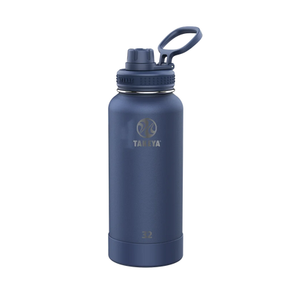 Takeya Actives Water Bottle Spout Lid 32 oz Midnight 