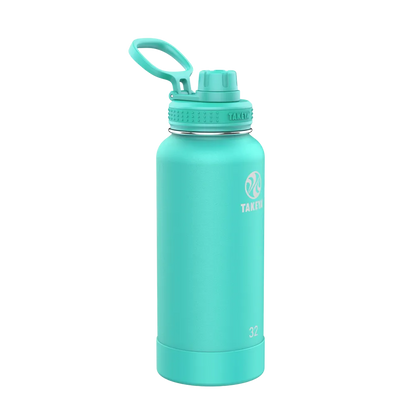 Takeya Actives Water Bottle Spout Lid 32 oz Teal 