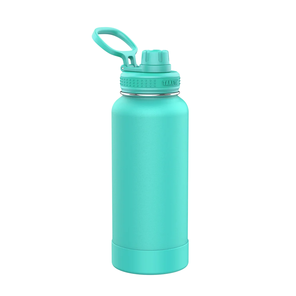 Takeya Actives Water Bottle Spout Lid 32 oz Teal 