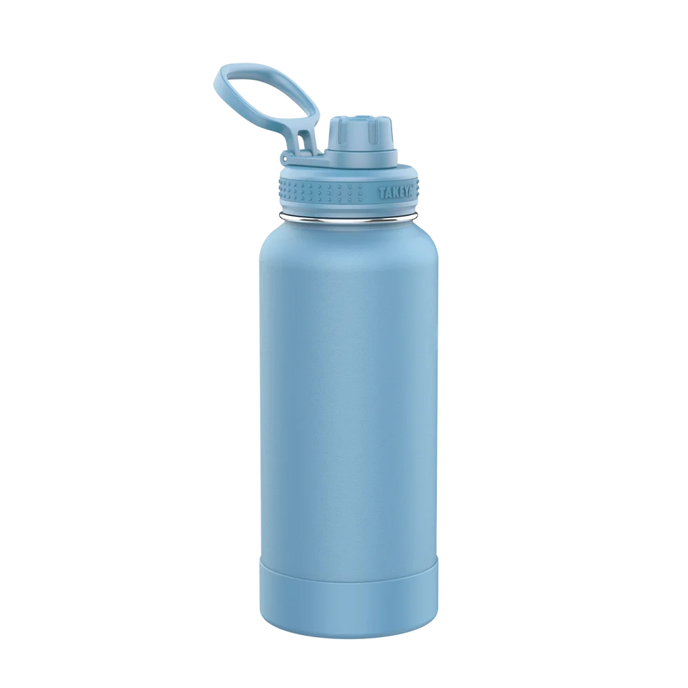 Takeya Actives Water Bottle Spout Lid 32 oz Bluestone 