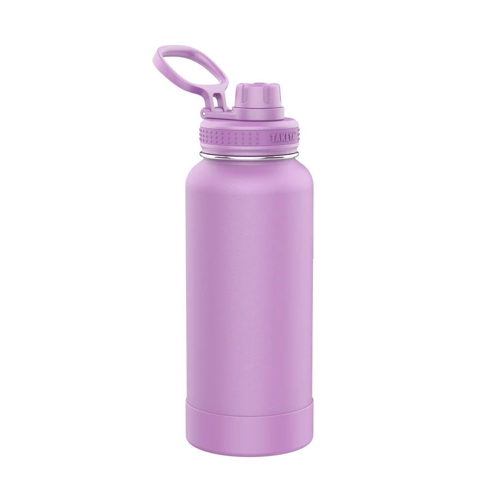 Takeya Actives Water Bottle Spout Lid 32 oz Lilac 