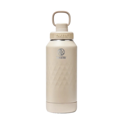 Takeya Sport Water Bottle with Spout Lid 32 oz Almond 