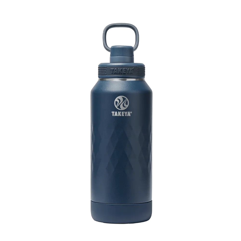 Takeya Sport Water Bottle with Spout Lid 32 oz Indigo 
