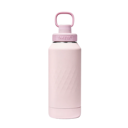 Takeya Sport Water Bottle with Spout Lid 32 oz Peony 