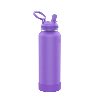 Takeya Actives Water Bottle Straw Lid 40 oz Nitro Purple 
