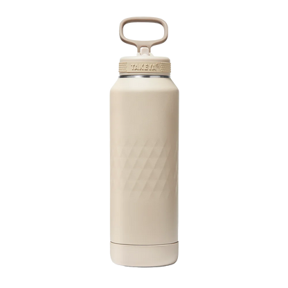 Takeya Sport Water Bottle with Straw Lid 40 oz Almond 