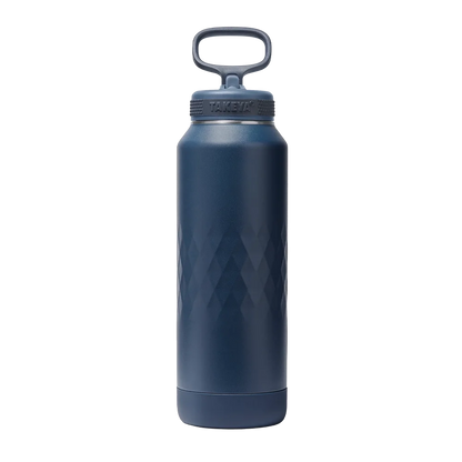 Takeya Sport Water Bottle with Straw Lid 40 oz Indigo 