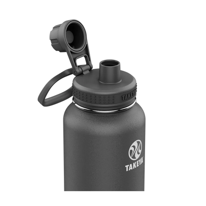 Takeya Actives Water Bottle Spout Lid 40 oz Onyx 