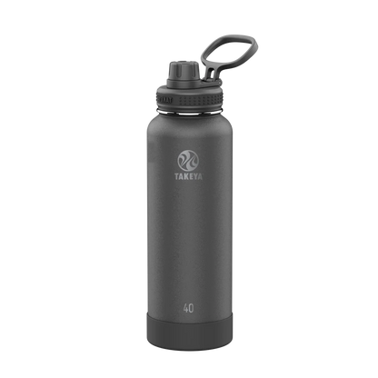Takeya Actives Water Bottle Spout Lid 40 oz Onyx 