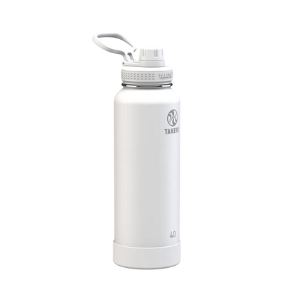 Takeya Actives Water Bottle Spout Lid 40 oz Arctic 