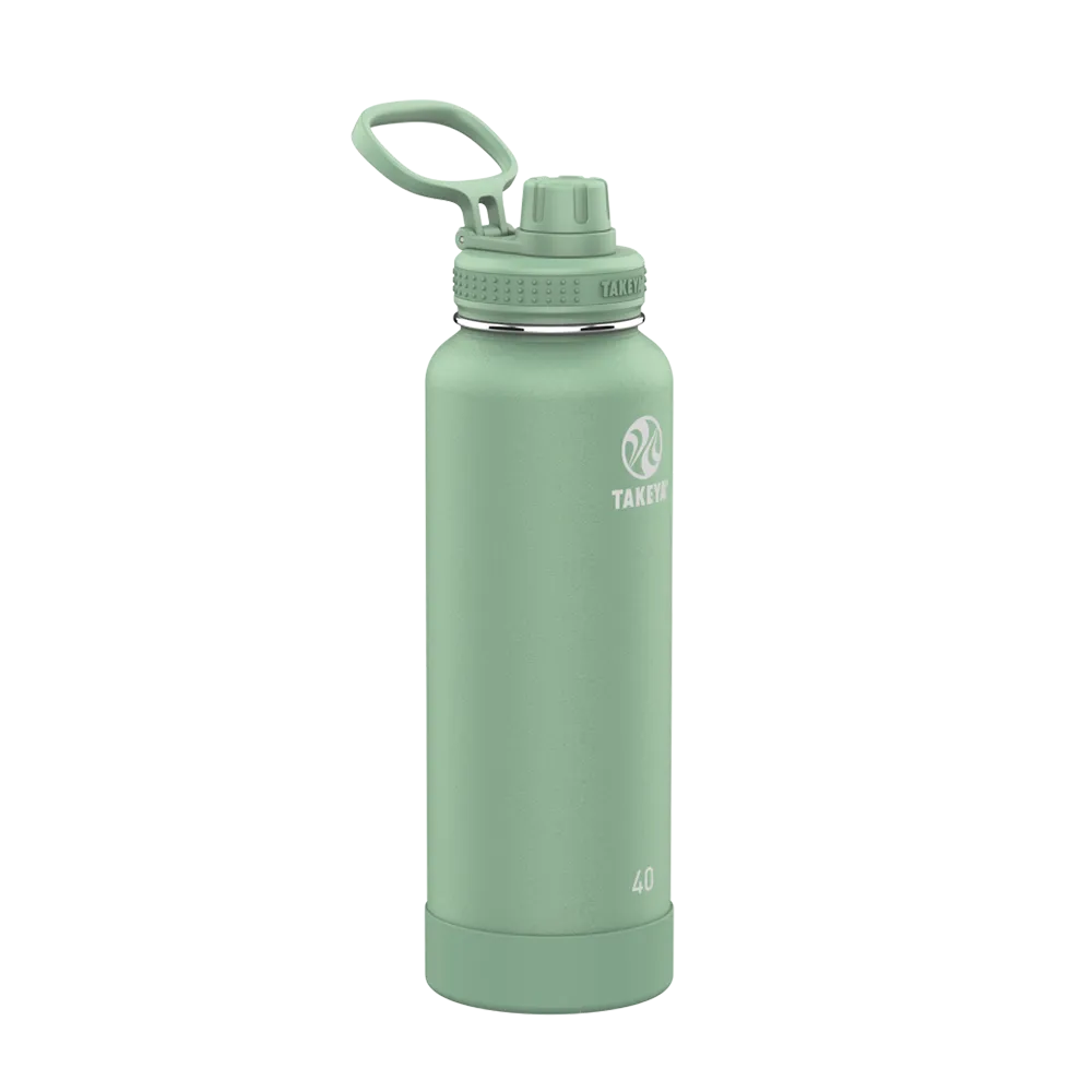 Takeya Actives Water Bottle Spout Lid 40 oz Cucumber 