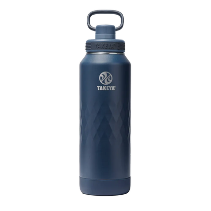 Takeya Sport Water Bottle with Spout Lid 40 oz Indigo 