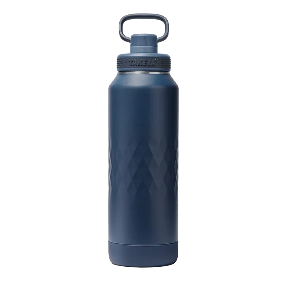 Takeya Sport Water Bottle with Spout Lid 40 oz Indigo 