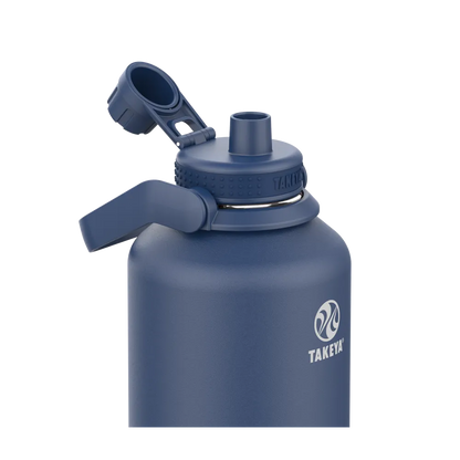 Takeya Actives Water Bottle Spout Lid 64 oz Midnight 