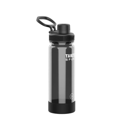 Takeya Tritan Sport Water Bottle Spout Lid 24 oz Grand Slam Black 