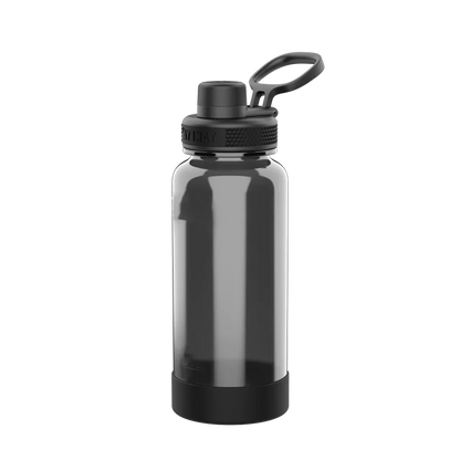 Takeya Tritan Sport Water Bottle Spout Lid 32 oz Grand Slam Black 