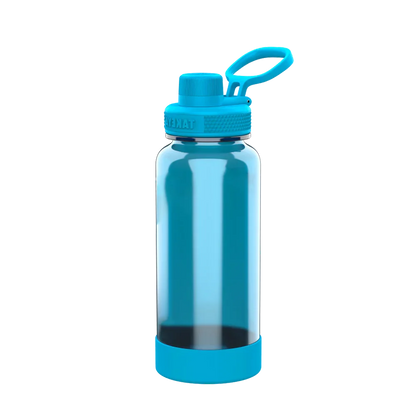 Takeya Tritan Sport Water Bottle Spout Lid 32 oz Champion Blue 