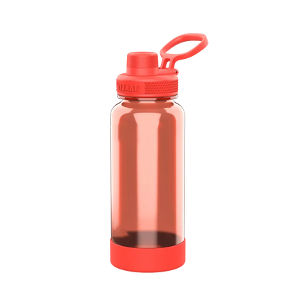 Takeya Tritan Sport Water Bottle Spout Lid 32 oz Pro Fire 