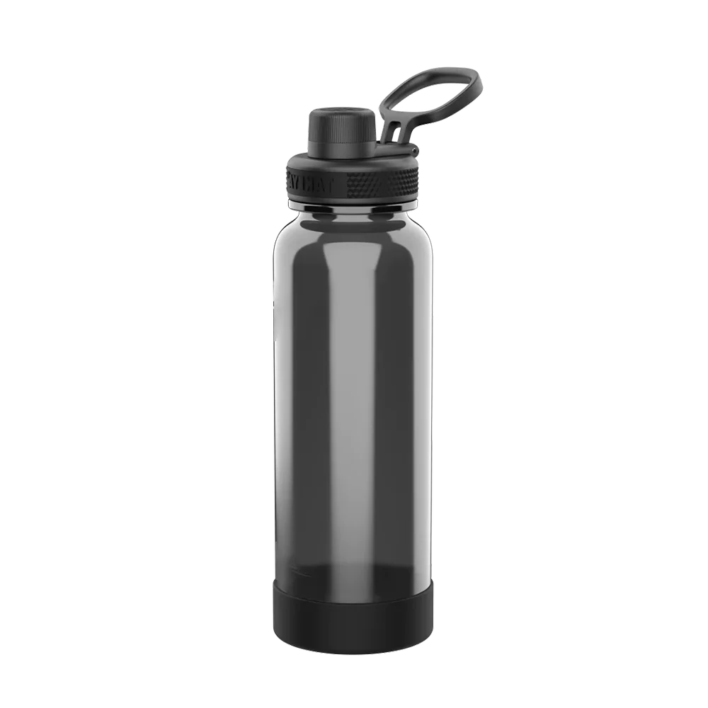Takeya Tritan Sport Water Bottle Spout Lid 40 oz Grand Slam Black 