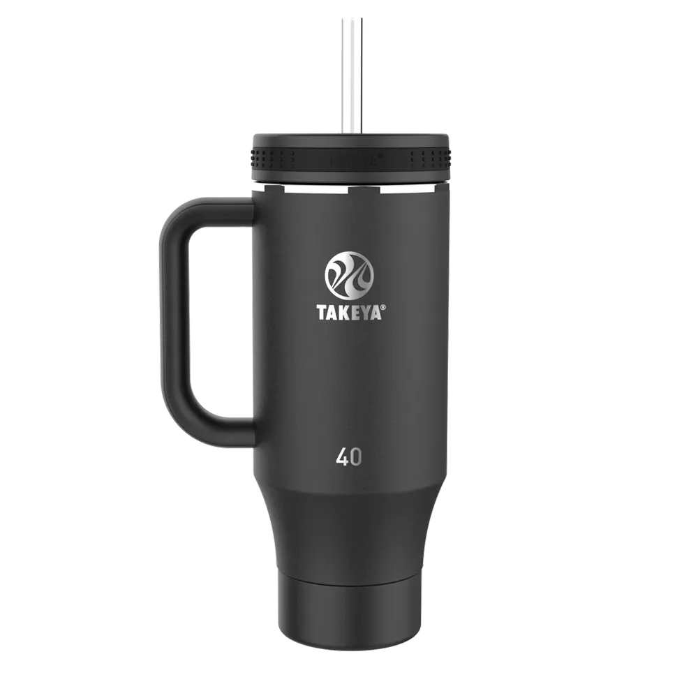 Takeya Insulated Straw Tumbler 40 oz Onyx 