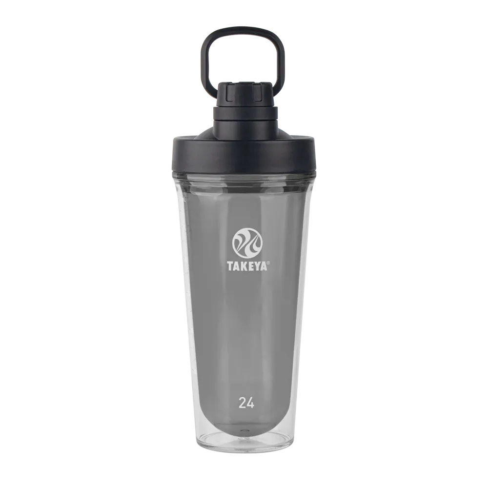 Takeya Protein Shaker 24 oz Stormy Black 