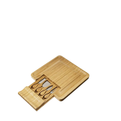 Twine Living Co. Four Piece Cheese Board and Knife Set 