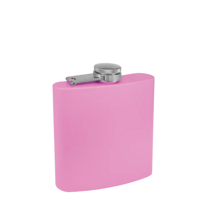Custom Branding The Simple Stainless Steel Flask 6 oz in Matte Light Purple 