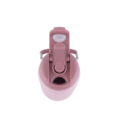 Custom Branding Water Bottle with Dual Lid 24 oz in Pink 