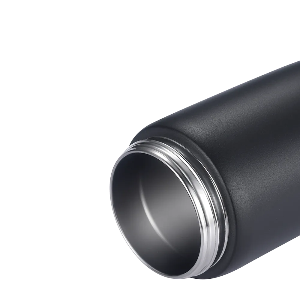 Custom Branding Water Bottle with Spout Lid 25 oz in Black 