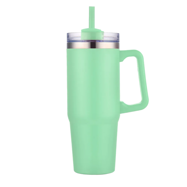 Custom Branding 30 oz Double Wall Vacuum Mug #color_light-green