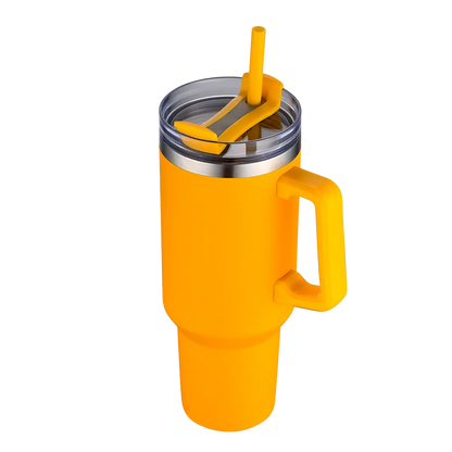 Custom Branding Handle Tumbler 40 oz in Yellow 