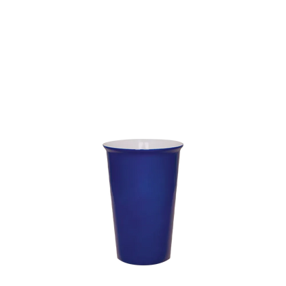 Back customization side of the Custom Branding Latte Mug 14 oz in Blue 