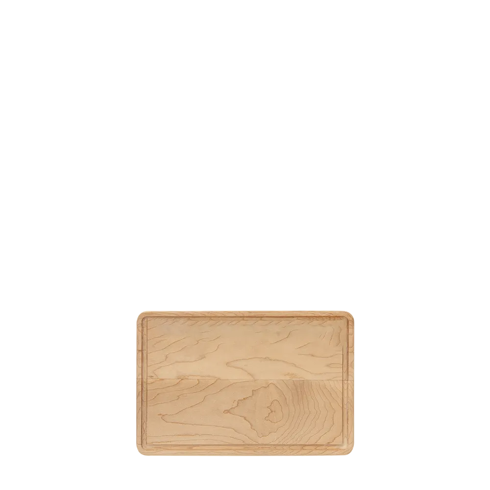 Maple Cutting Board with Drip Ring 9 x 6