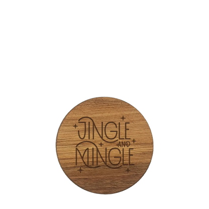 Holiday Acacia Wood  Coaster