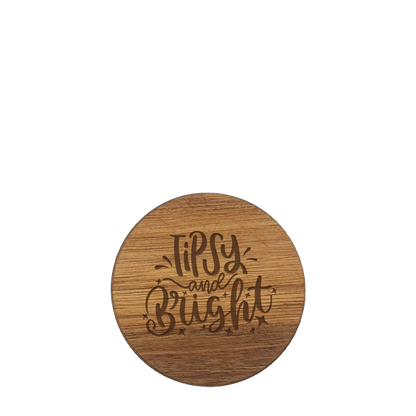 Holiday Acacia Wood  Coaster