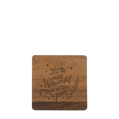 Holiday 2024 | Acacia Wood Square Coaster