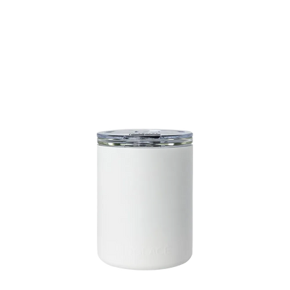Vinglace Glass Lined Whiskey Glass 12 oz White 