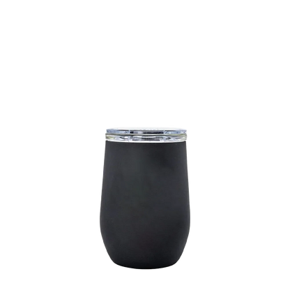 Vinglace Glass Lined Wine Tumbler 10 oz Black 