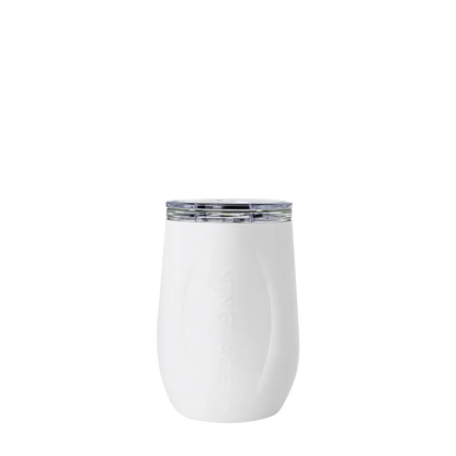 Vinglace Glass Lined Wine Tumbler 10 oz White 