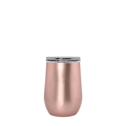 Vinglace Glass Lined Wine Tumbler 10 oz Rose Gold 
