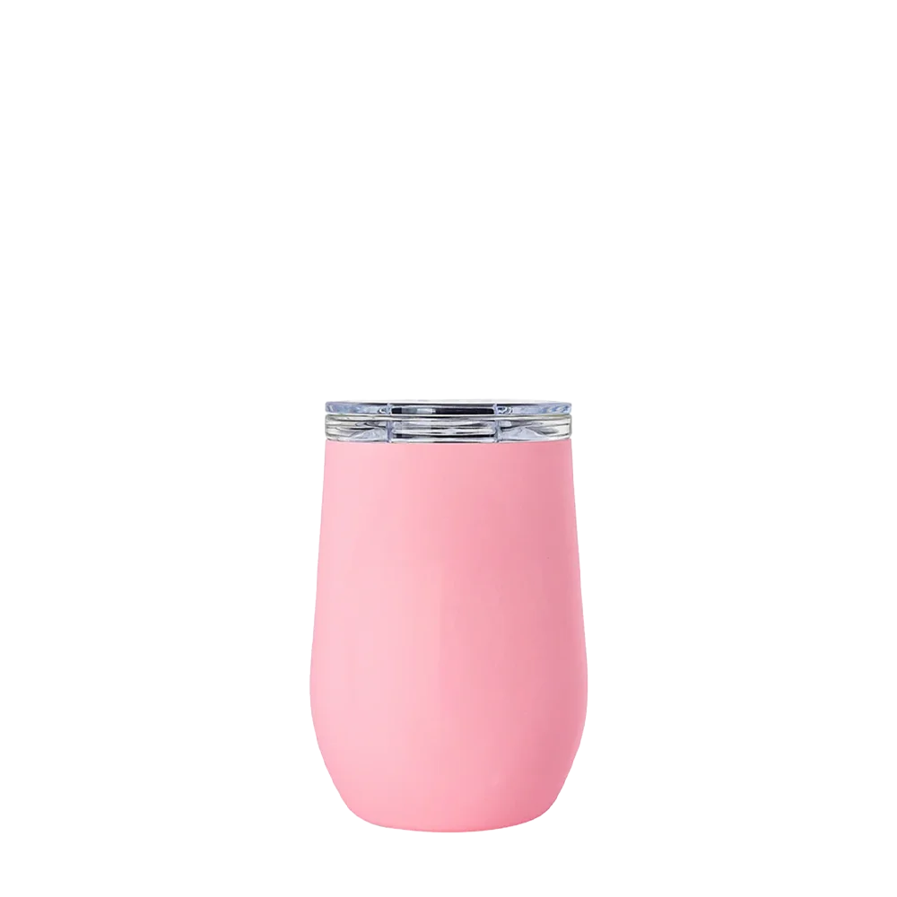 Vinglace Glass Lined Wine Tumbler 10 oz Rose 