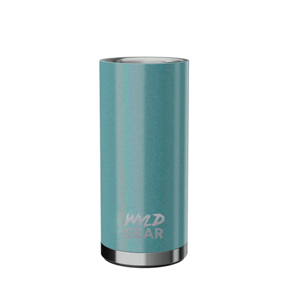 Wyld Gear Slim Can Holder 12 oz Glitter Tiffany Rainbow 