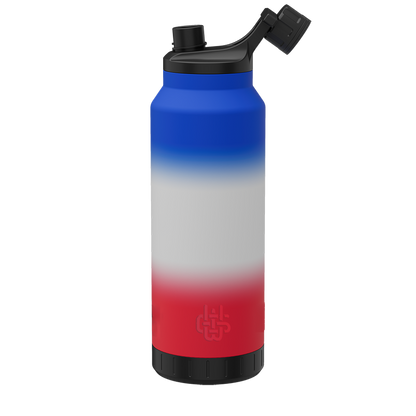 Wyld Gear Wyld Mag Bottle 44 oz Red and White and Blue 