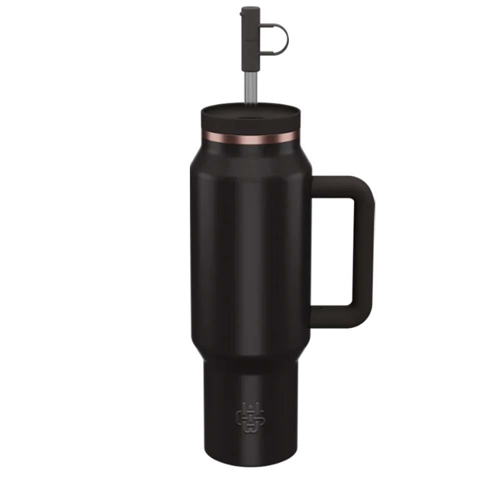 Wyld Gear Wyld Syde Travel Tumbler 40 oz Midnight Black 