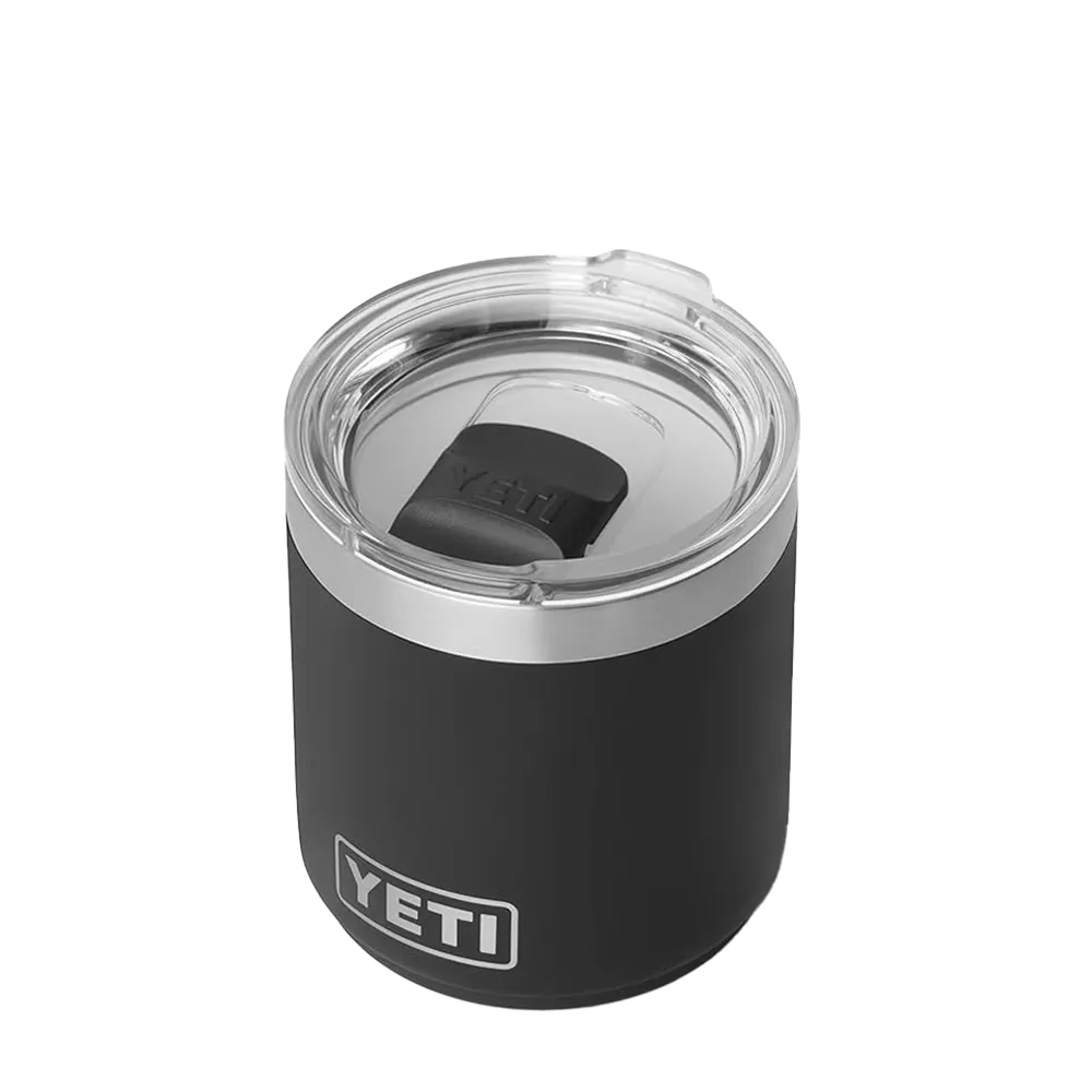 YETI Rambler® Stackable Lowball with DuraSip™ Ceramic Lining 10 oz Black 