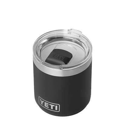 YETI Rambler® Stackable Lowball with DuraSip™ Ceramic Lining 10 oz Black 